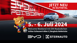 STERNAUTO er&ouml;ffnet den ersten BYD Store f&uuml;r die Region Potsdam, bei Berlin in Deutschland