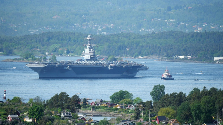Gr&ouml;&szlig;tes Kriegsschiff der Welt aus den USA erreicht Norwegen