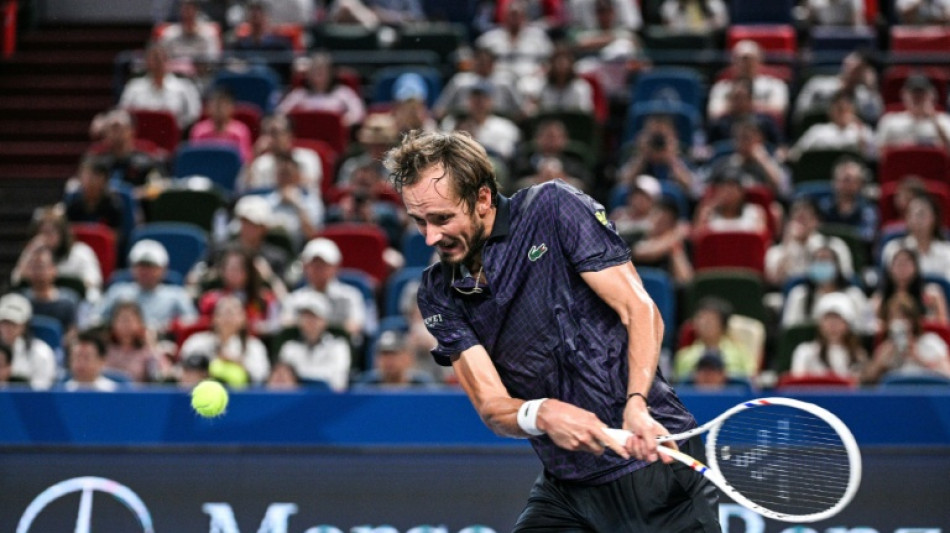 Medvedev joins unheralded cousins in Shanghai semi-finals