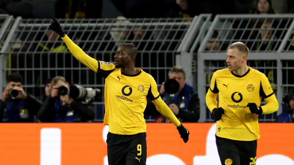 Champions: l'Atalanta perde 2-0 a Dortmund sotto i colpi di Guirassy e Beier