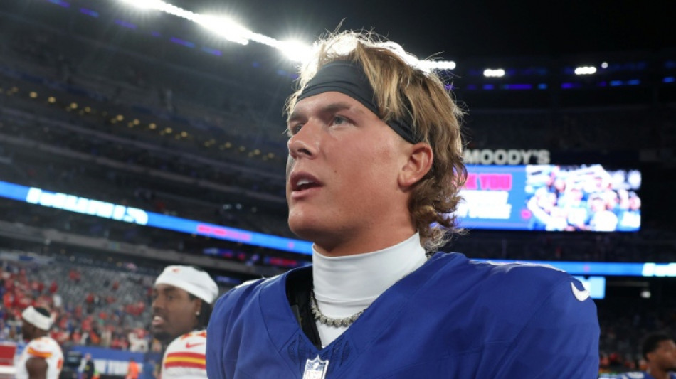 Giants to go with rookie QB Dart, bench NFL veteran Wilson