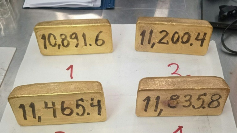 Per&uacute; incauta lingotes de oro que iban a Emiratos &Aacute;rabes