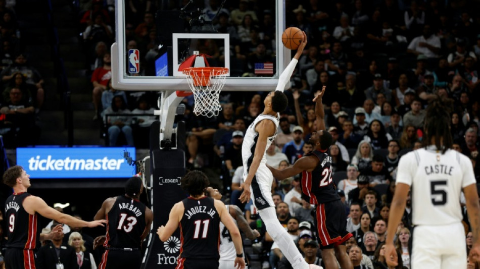 NBA: Wembanyama porte les Spurs au meilleur départ de leur histoire