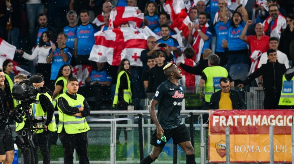 Osimhen fires unbeaten Napoli past Roma and three points clear