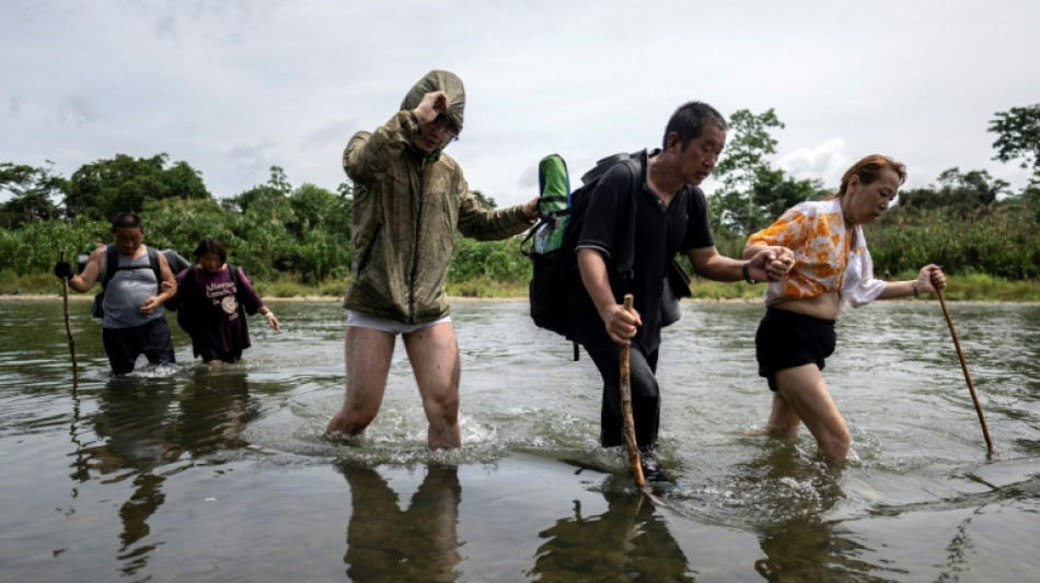 A migrant rest stop in Panama after brutal crossing of the Darien Gap