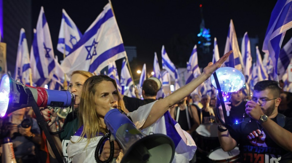 Trotz versch&auml;rfter Sicherheitslage erneut Proteste in Israel gegen Justizreform