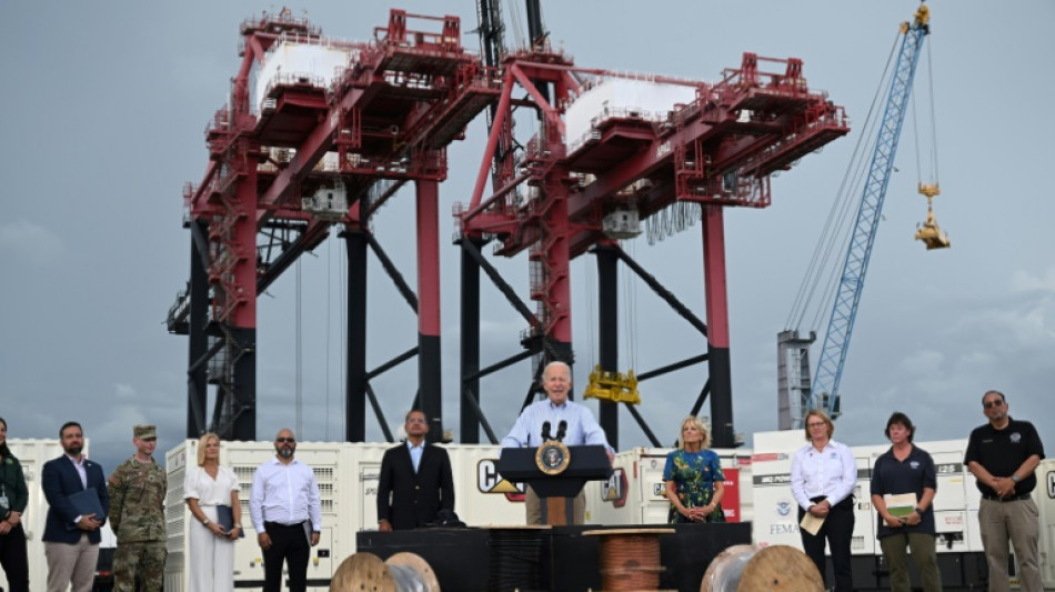 Biden promet son soutien &agrave; Porto Rico, meurtrie &agrave; r&eacute;p&eacute;tition par des ouragans