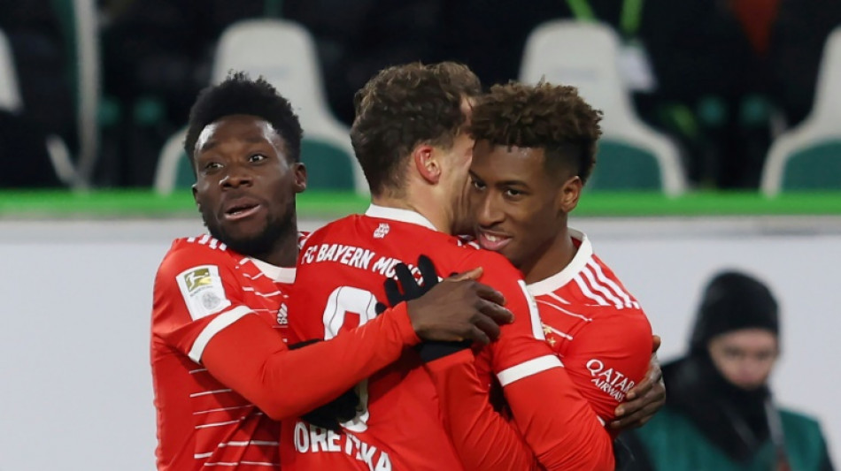 Allemagne: agit&eacute; en coulisses, le Bayern s'offre une petite bouff&eacute;e d'oxyg&egrave;ne &agrave; Wolfsburg