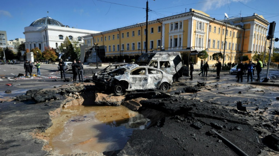 A Kiev, le choc apr&egrave;s les bombardements russes