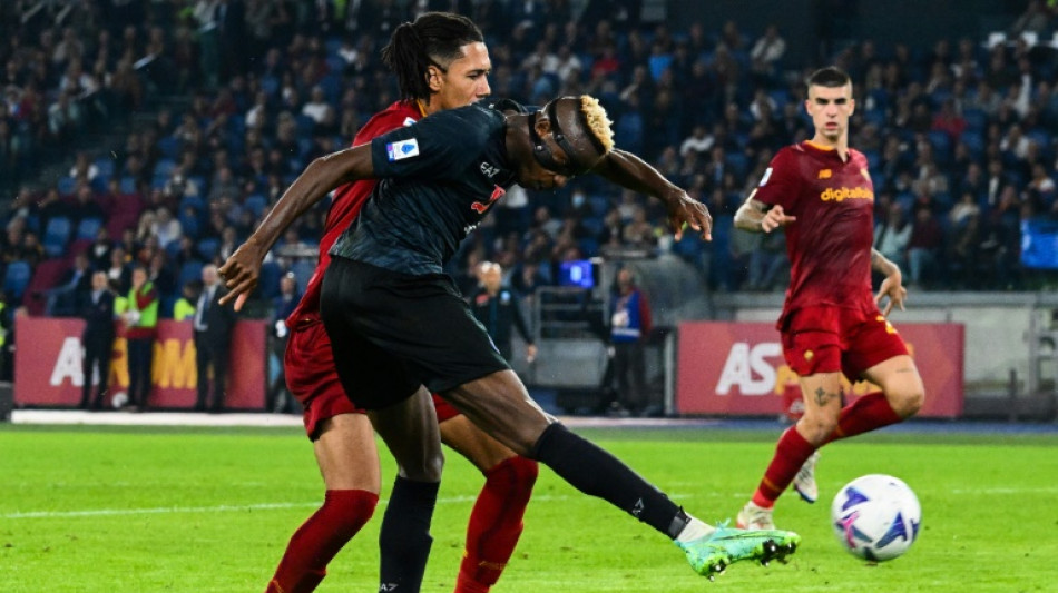 Osimhen fires leaders Napoli past Roma and three points clear