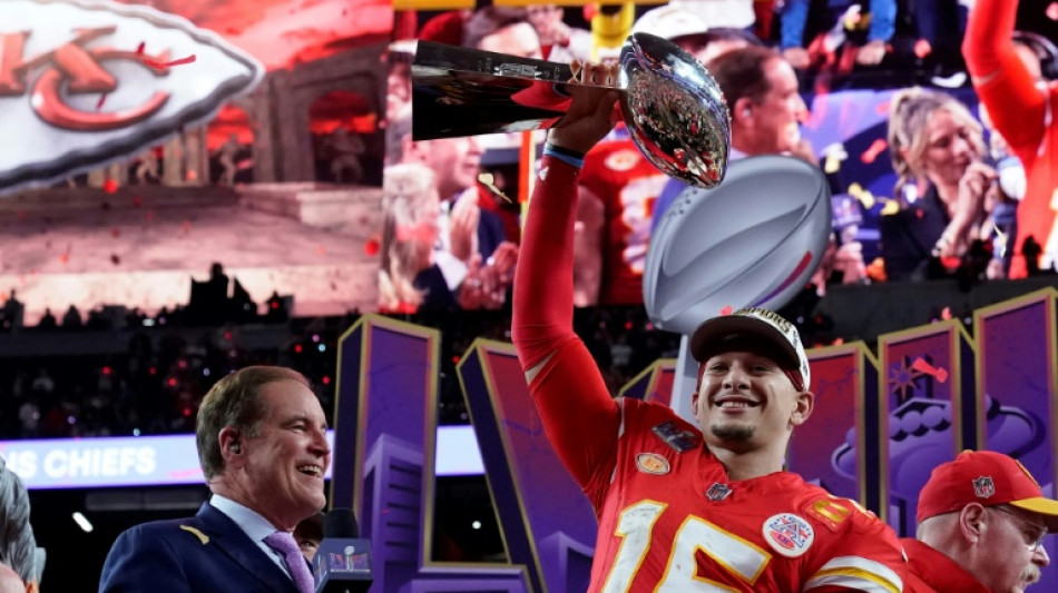 Super Bowl: les Chiefs de Mahomes, Kelce et Taylor Swift triomphent apr&egrave;s prolongation