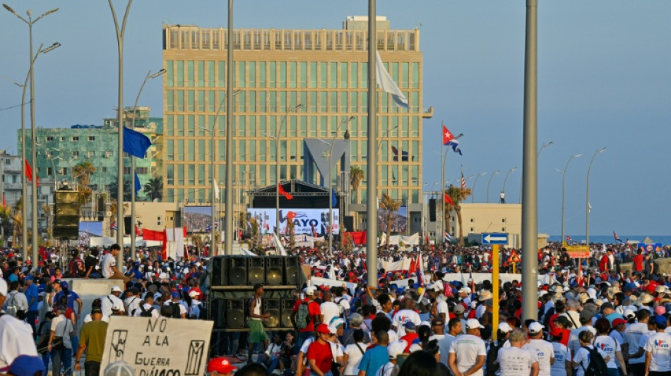 Cuba: marche du 1er-Mai pour "d&eacute;fendre la patrie" face aux Etats-Unis
