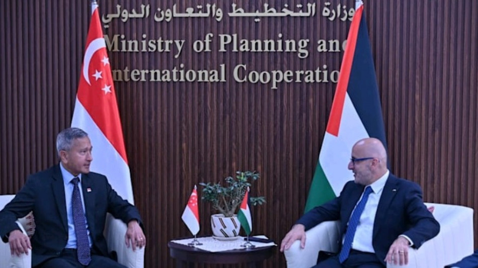 Ministro delle Finanze della Palestina in visita a Singapore