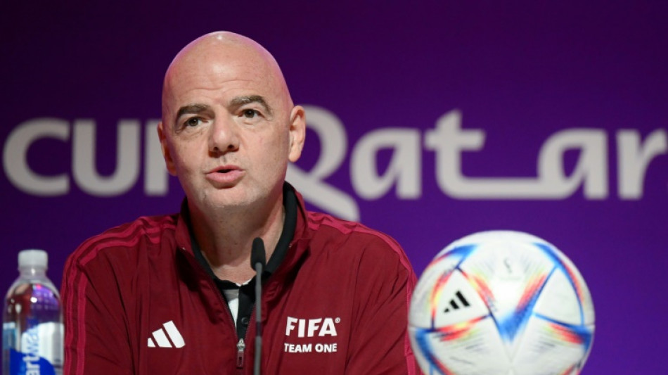 FIFA chief Infantino voices support for LGBTQ community, migrant workers