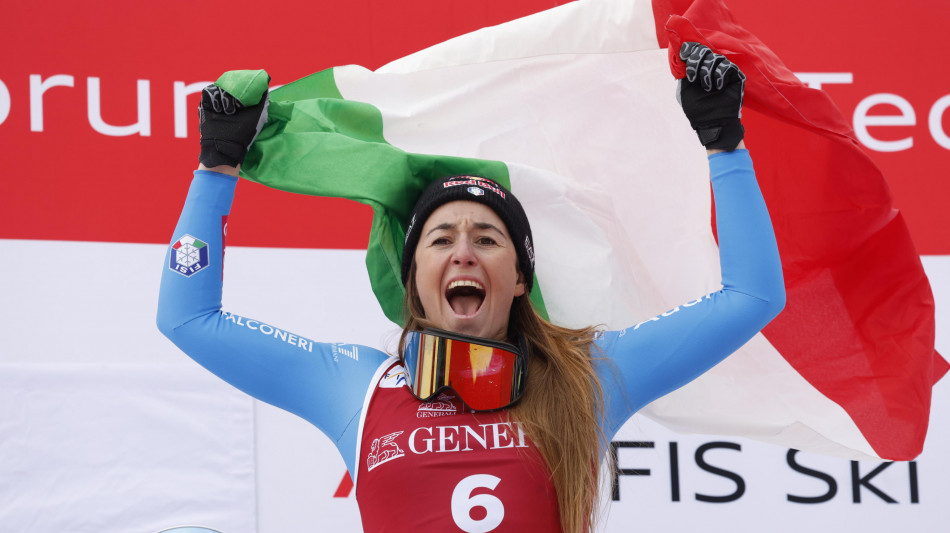Sci: Goggia "vincere &egrave; ci&ograve; a cui ambisco, mi sono riscattata"