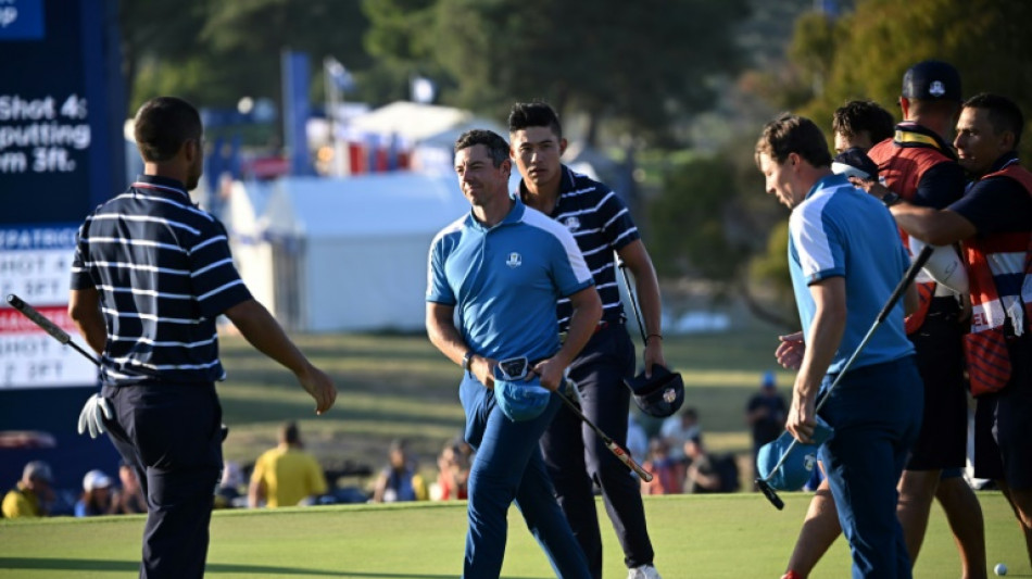 Ryder Cup: l'Europe nettement en t&ecirc;te apr&egrave;s la 1&egrave;re journ&eacute;e