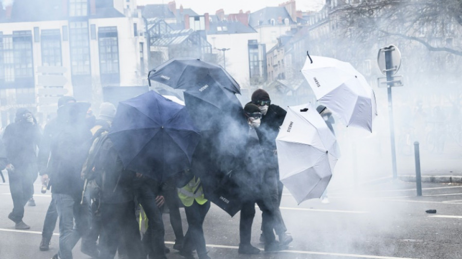 Spannungen bei Protest gegen Rentenreform in Frankreich versch&auml;rfen sich