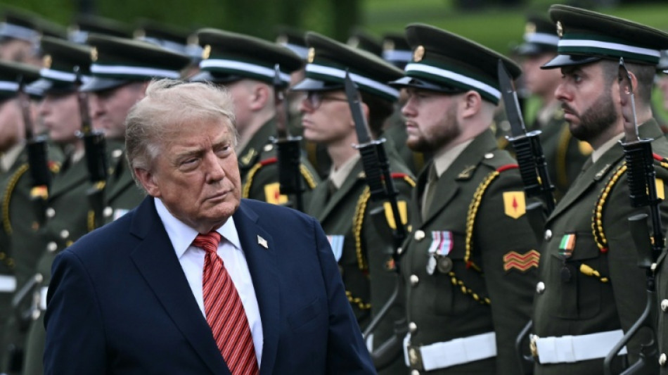 Trump in Ireland for golf tournament, diplomatic pleasantries