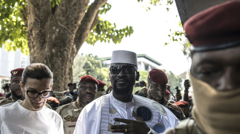 Guinea junta chief Doumboya elected president: election commission