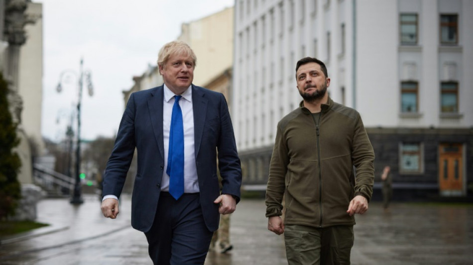 Britischer Regierungschef Boris Johnson zu Gespr&auml;chen in Kiew