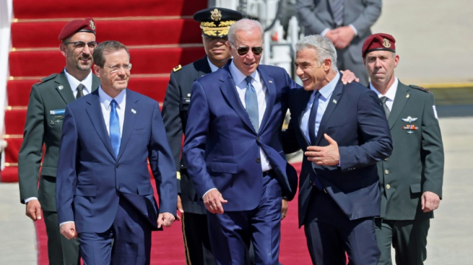 Soutien de Biden &agrave; Isra&euml;l lors de sa premi&egrave;re tourn&eacute;e au Moyen-Orient