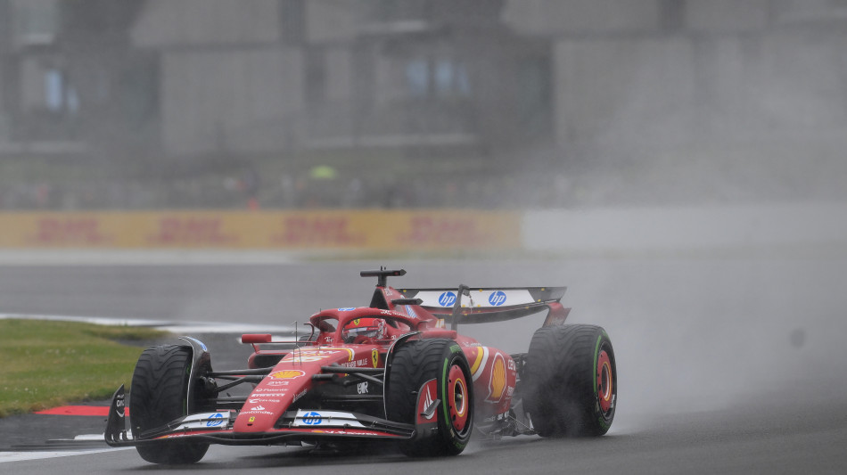 F1:Silverstone; Ferrari Leclerc fuori dalla top 10, partir&agrave; 11/a