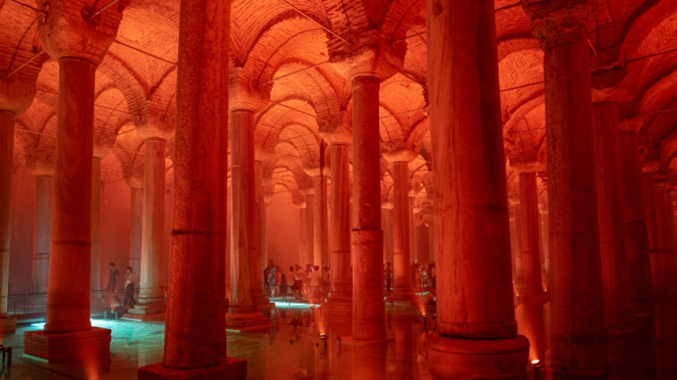 La citerne de Justinien: plong&eacute;e dans la fraicheur mystique de Byzance 