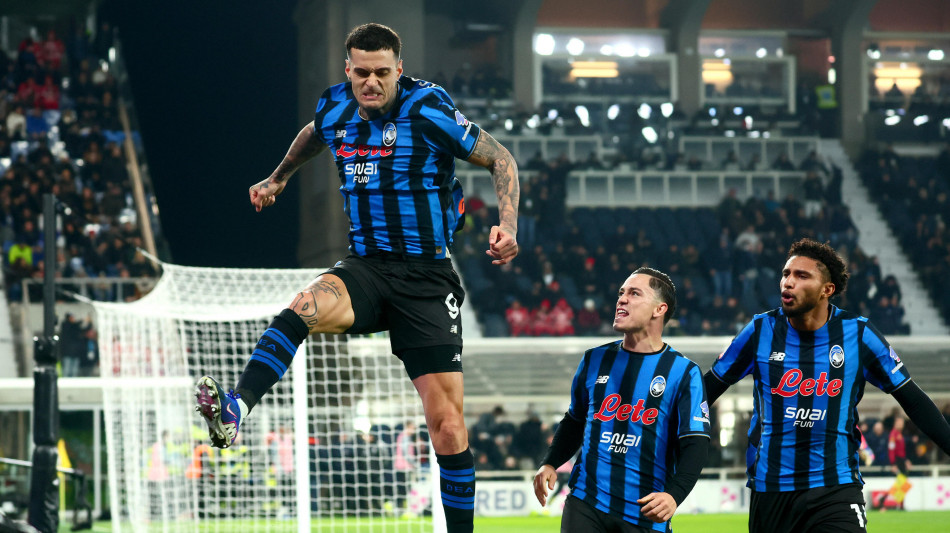Coppa Italia: Juventus battuta 3-0, Atalanta in semifinale