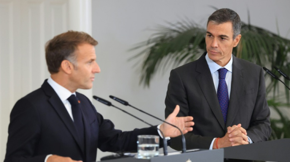 Macron et Sanchez font front commun pour un budget de l'UE "ambitieux"