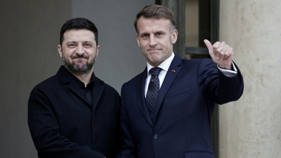 Ukraine's Zelensky in Paris seeking support as Trump pushes plan