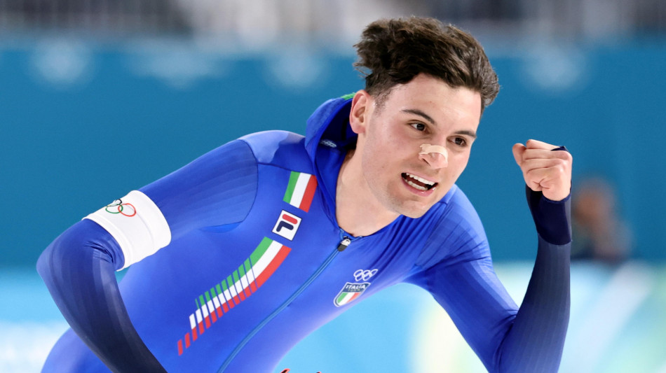 Milano Cortina: pattinaggio di velocit&agrave;, Lorello bronzo 5000 m