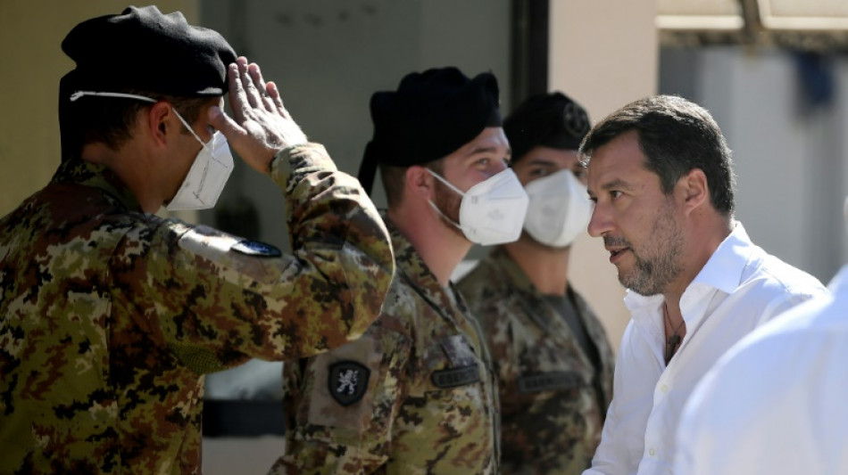 Rechtspopulist Salvini wirbt auf Lampedusa f&uuml;r Anti-Migrationspolitik