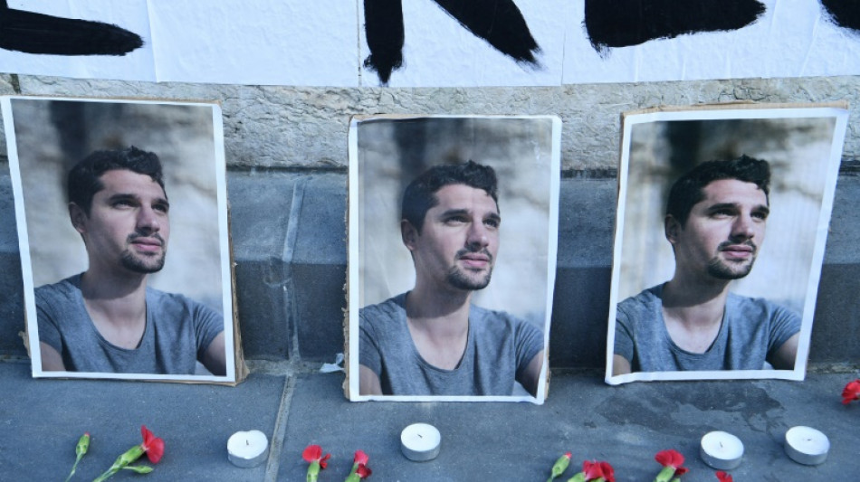 L&eacute;gion d'honneur &agrave; titre posthume au journaliste Fr&eacute;d&eacute;ric Leclerc-Imhoff, mort en Ukraine