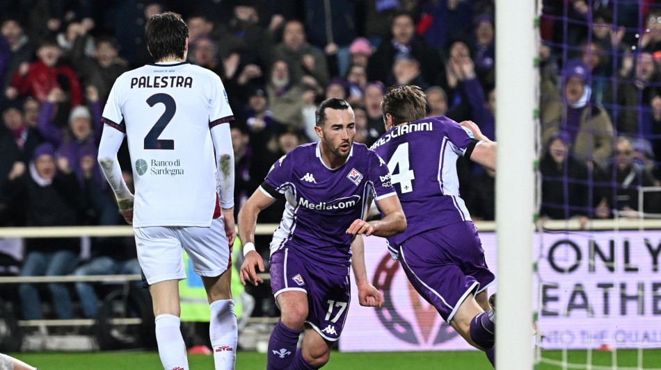 Serie A: Fiorentina-Cagliari 1-2