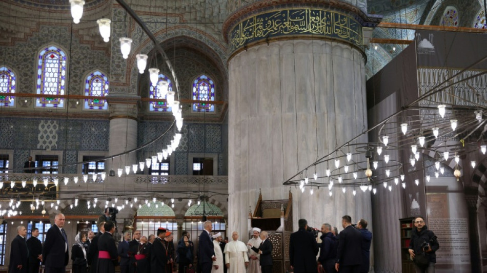 Le&oacute;n XIV visita la Mezquita Azul de Estambul