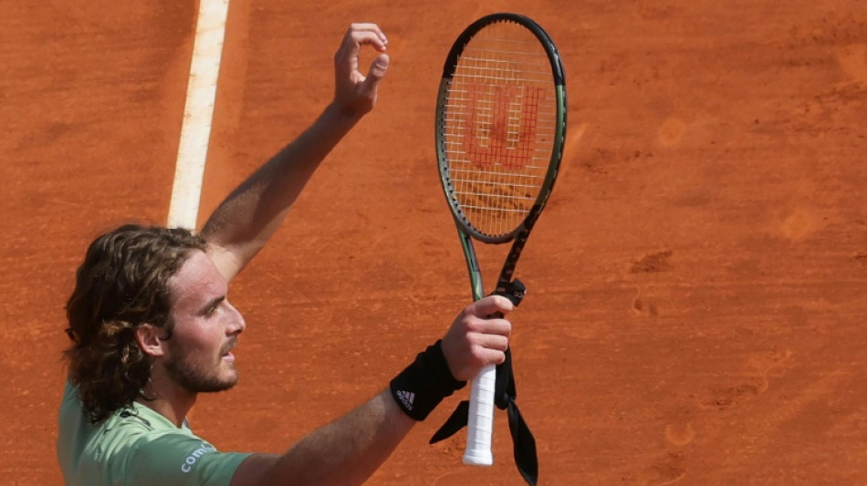 Monte-Carlo: Tsitsipas serein, Rublev &eacute;teint