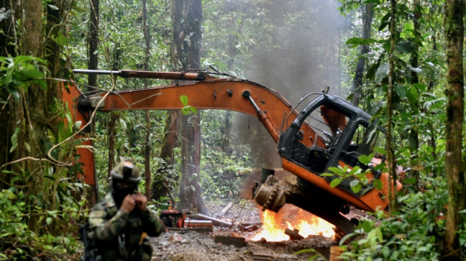 Les mines d'or ill&eacute;gales de la jungle colombienne dans le viseur des forces arm&eacute;es