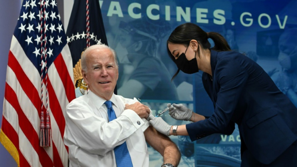 Biden a re&ccedil;u un nouveau rappel de vaccin anti-Covid