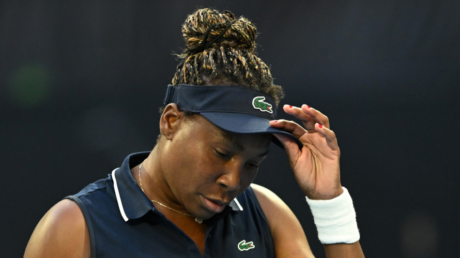 Australian Open: Venus Williams subito fuori, la 45enne eliminata da Danilović