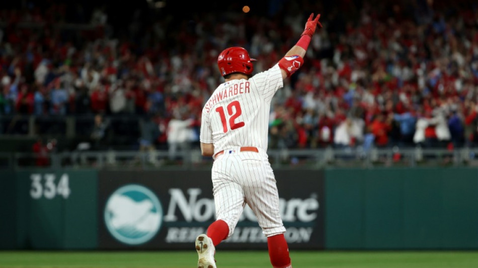 Phillies edge Padres to lead MLB playoff series