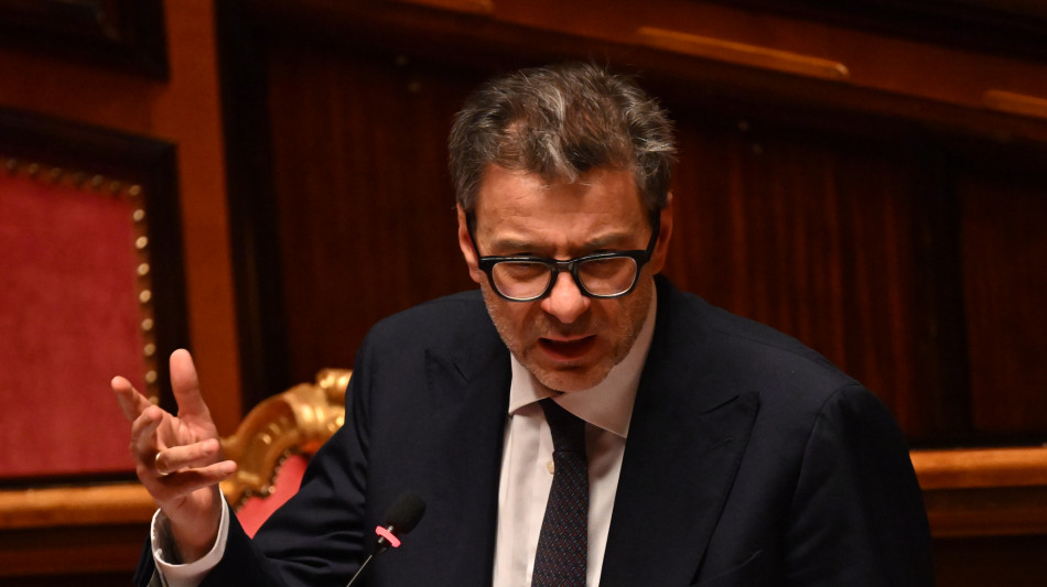 Giorgetti, possibile deficit Italia sotto 3% gi&agrave; quest'anno