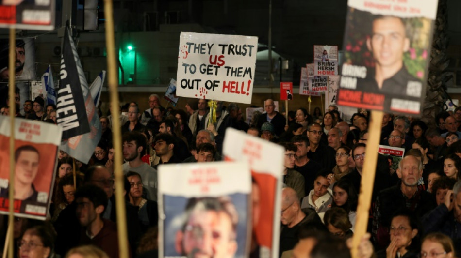 Demonstranten in Israel fordern Geisel-Freilassung - Weitere K&auml;mpfe im Gazastreifen