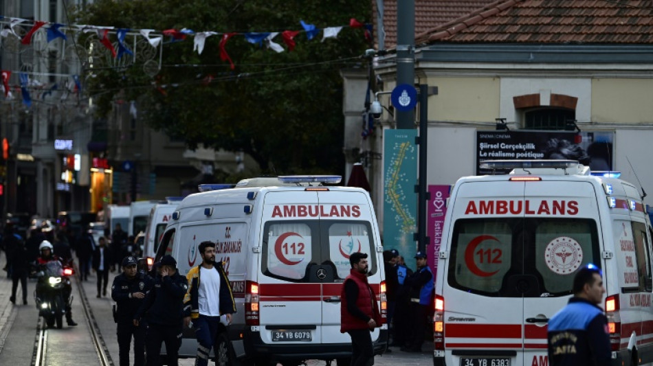 Turquie: au moins six morts dans un attentat attribu&eacute; &agrave; "une femme" au coeur d'Istanbul 