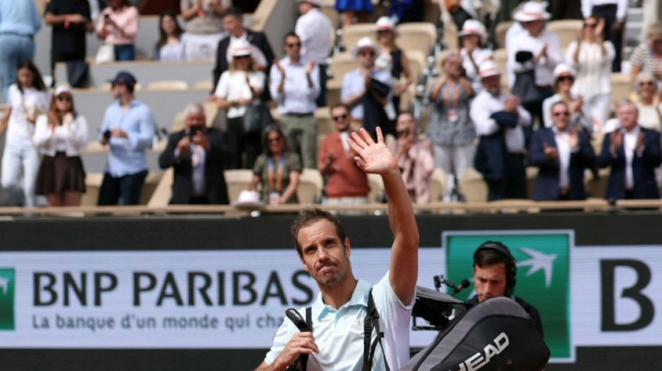 Roland-Garros: Richard Gasquet retraité, Fils rescapé, Monfils éliminé