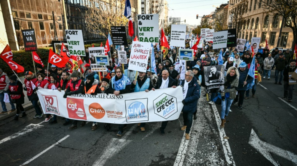 Groupe Casino: mobilisation &agrave; Saint-Etienne face au risque de "d&eacute;sastre"