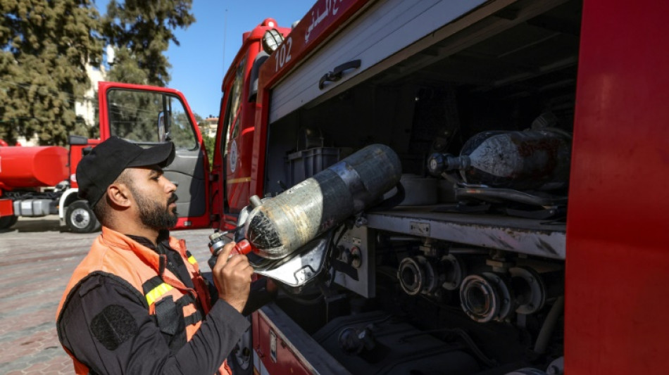 A Gaza, un incendie meurtrier r&eacute;v&egrave;le les faibles moyens des pompiers
