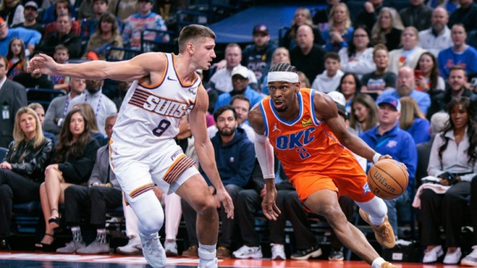 Thunder demolish Suns, Spurs shock Lakers to reach NBA Cup semis