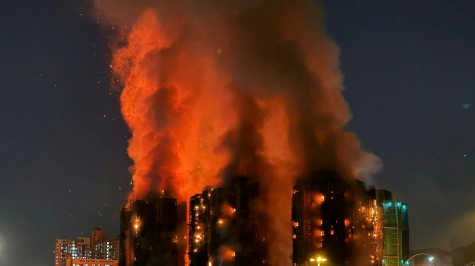 Hong Kong housing estate fire kills at least 13, still burning