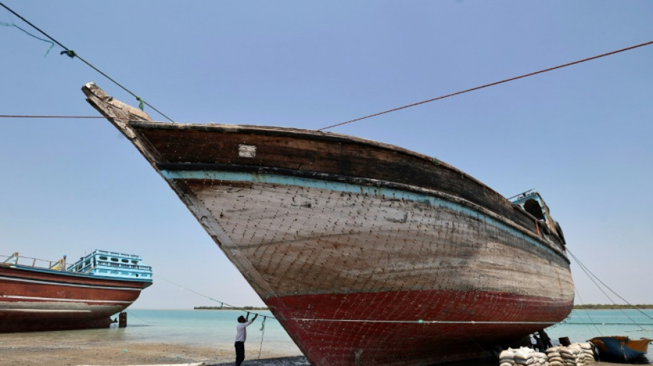 La derni&egrave;re travers&eacute;e des navires en bois iraniens